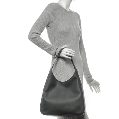 Prada Vitello Corsica Pocket Hobo Bag Mercurio 2 of 8