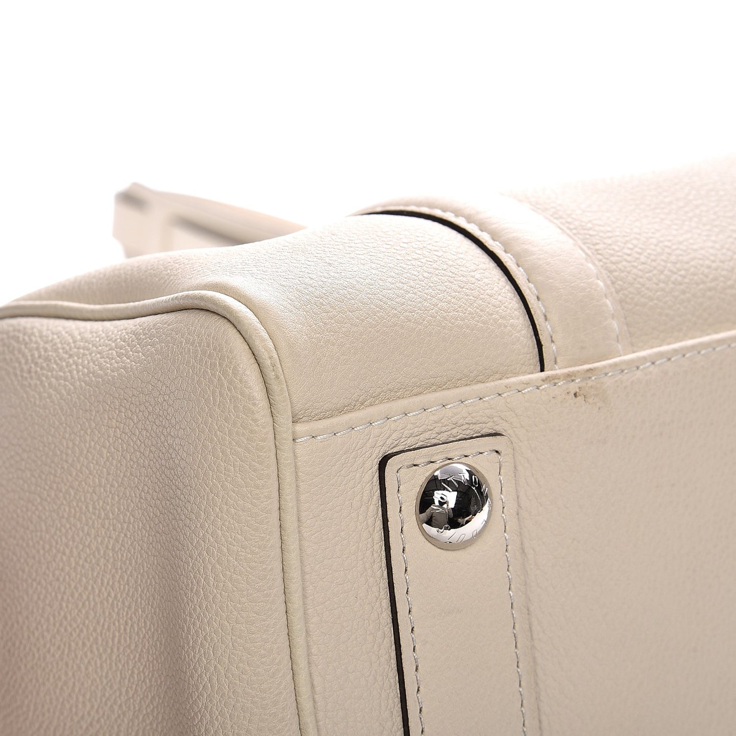 Veau Cachemire SC Bag BB Blanc Casse