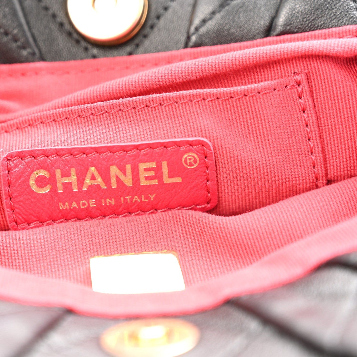 Chanel Lambskin Quilted Pearl Crown Clutch Bag Black 6 of 12