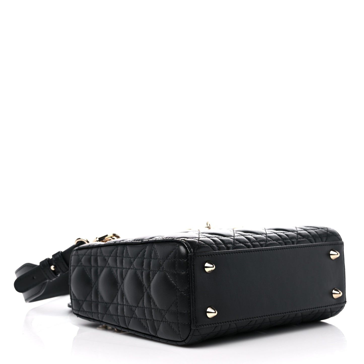 Lambskin Cannage Small My ABCDior Lady Dior Black