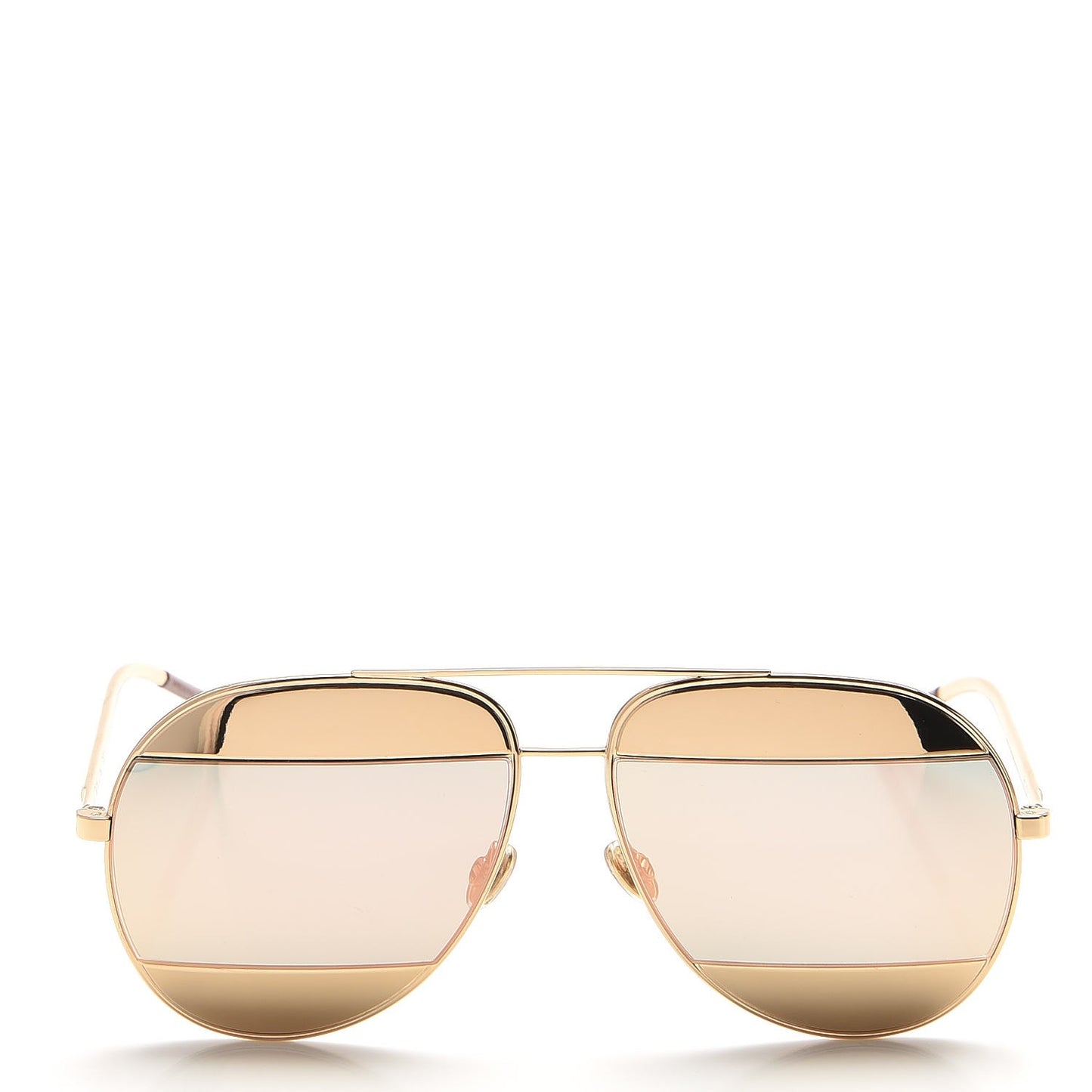 Split 1 Aviator Sunglasses Gold
