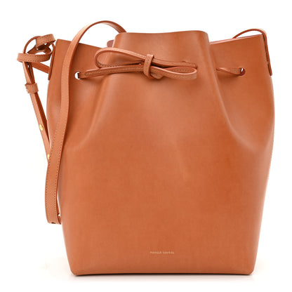 Mansur Gavriel Vegetable Tanned Calfskin Bucket Bag Cammello Rosa 1 of 11