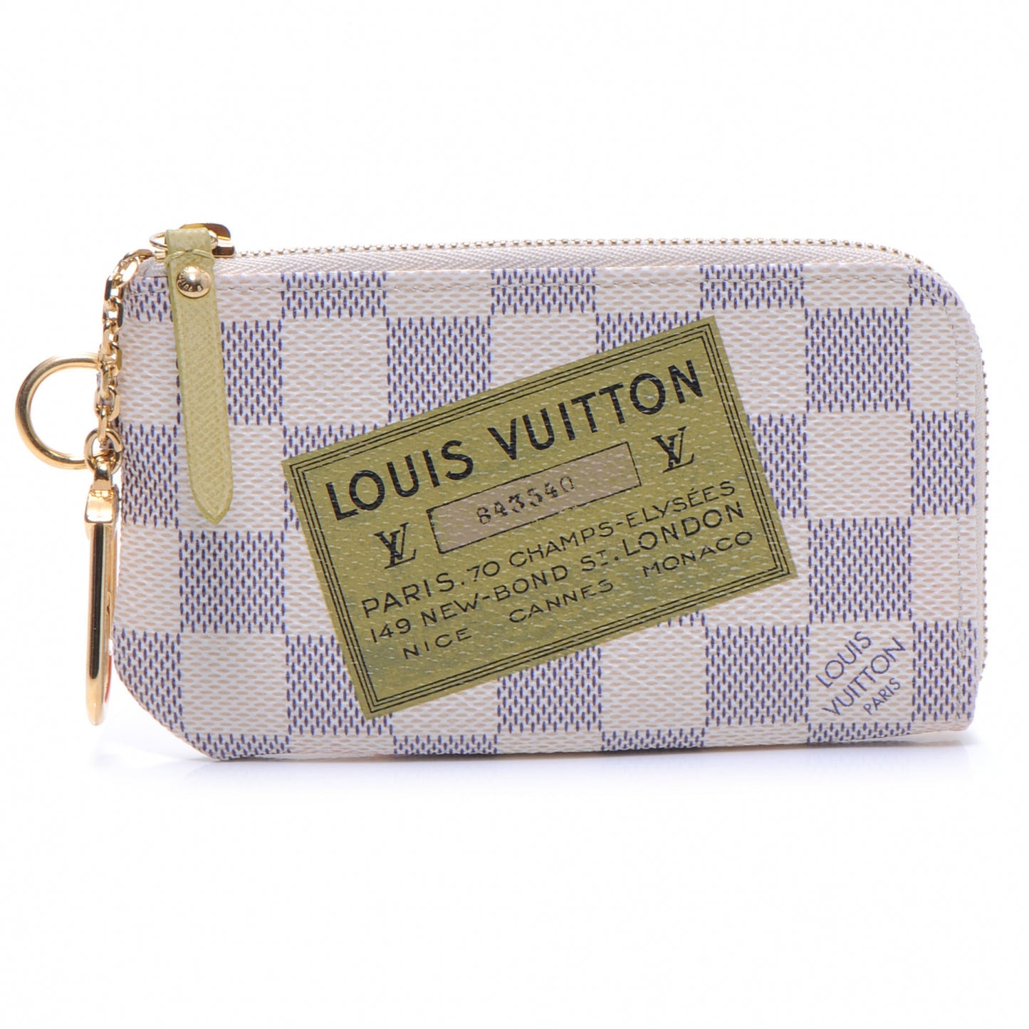 Damier Azur Complice Trunks and Bags Key Pouch