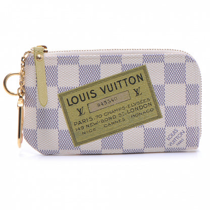 Louis Vuitton Damier Azur Complice Trunks and Bags Key Pouch 1 of 7