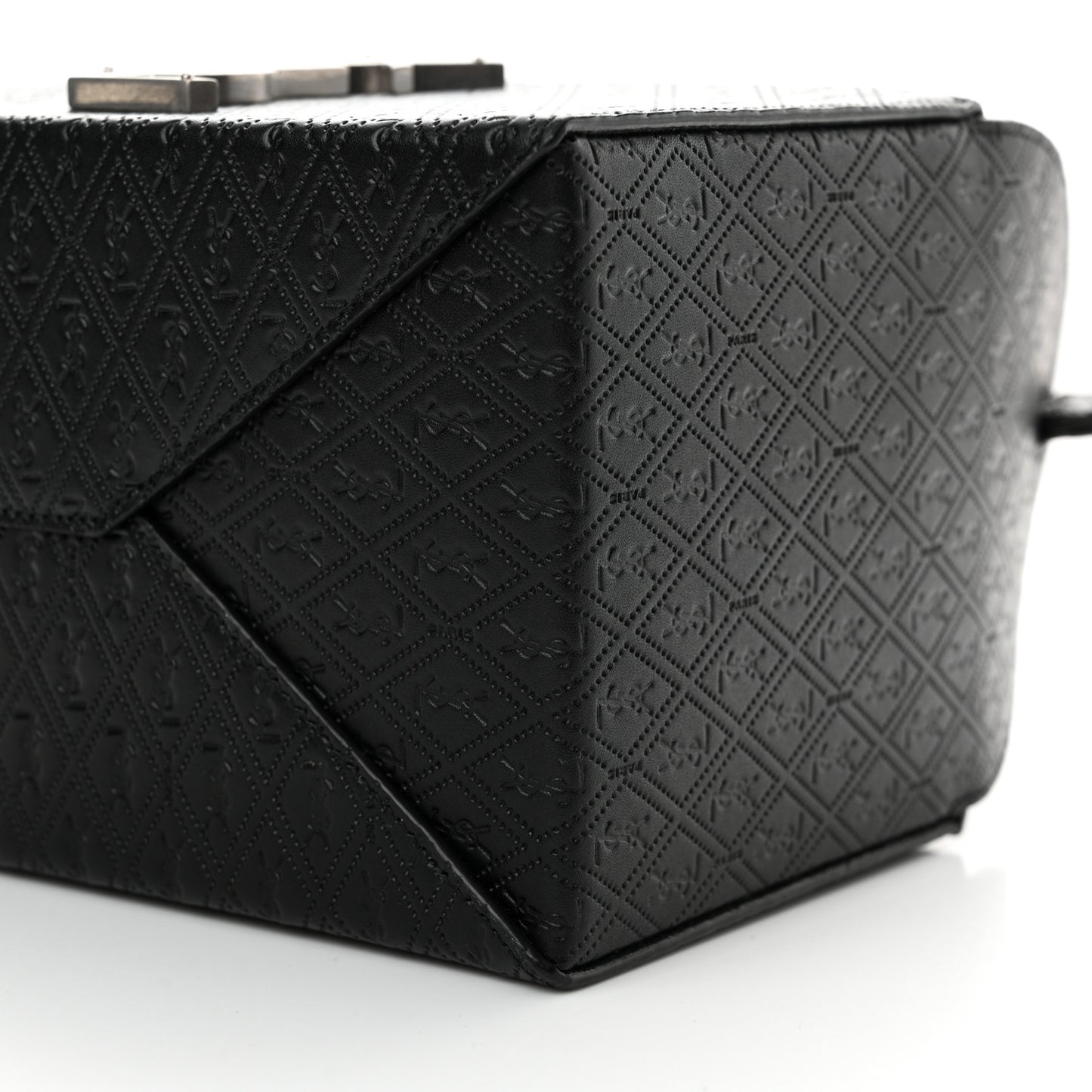 Calfskin Monogram Take Away Box Black