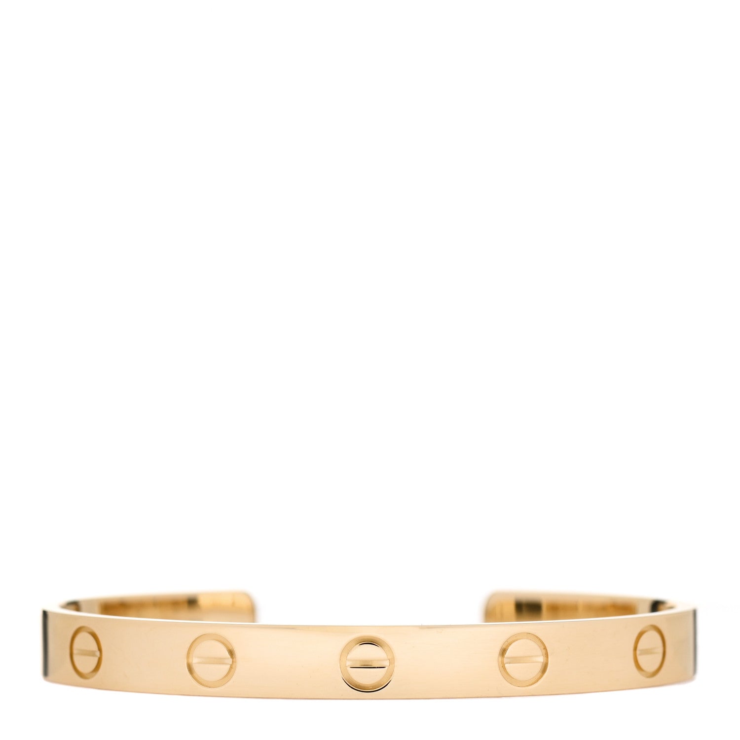 Cartier 18K Yellow Gold LOVE Cuff Bracelet 16 1 of 4