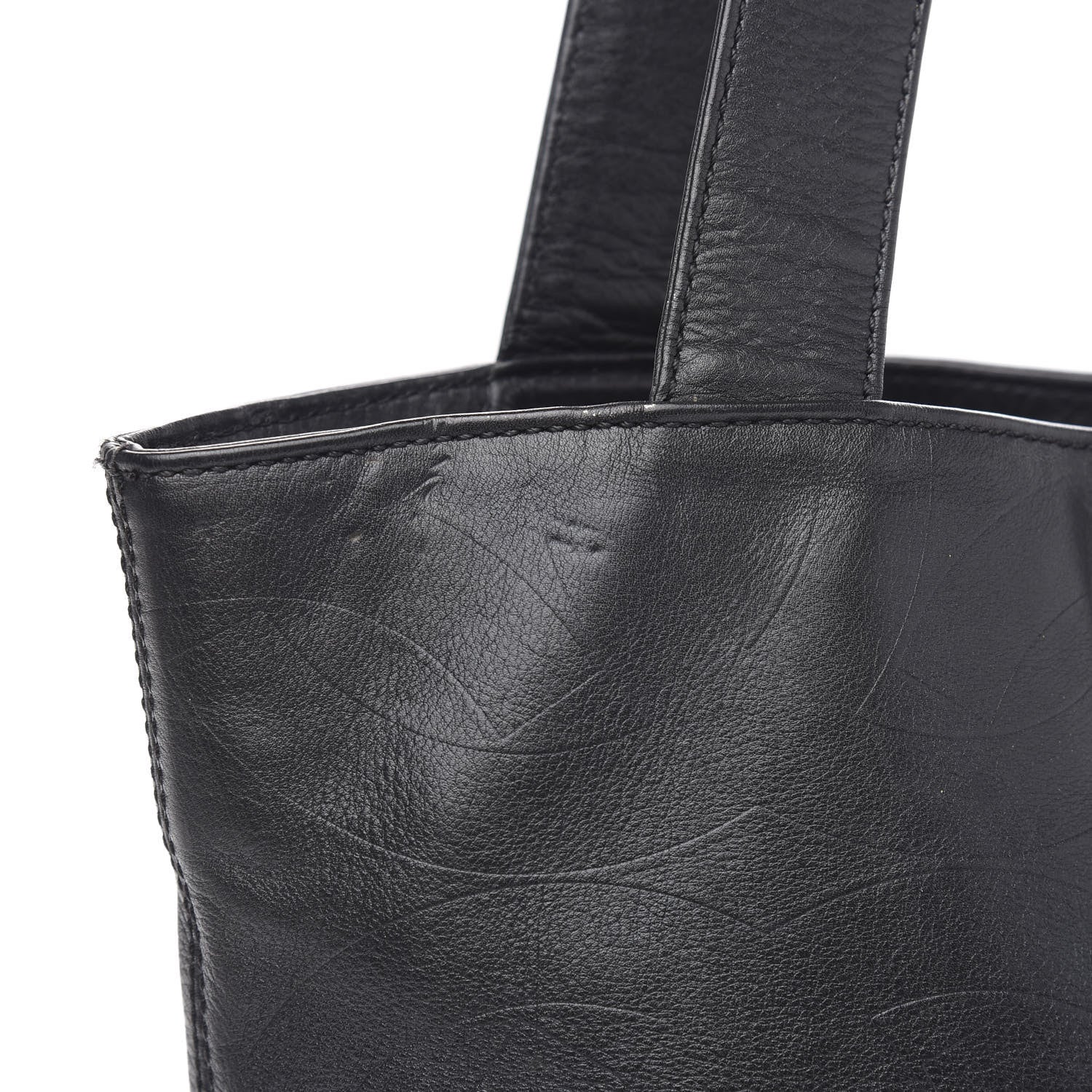Chanel Lambskin CC Tote Black 12 of 15