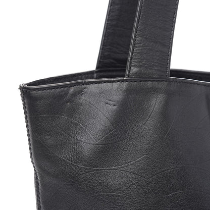 Chanel Lambskin CC Tote Black 12 of 15