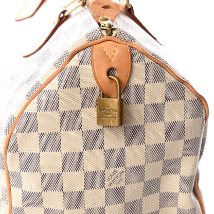 Louis Vuitton Damier Azur Speedy 30 12 of 12