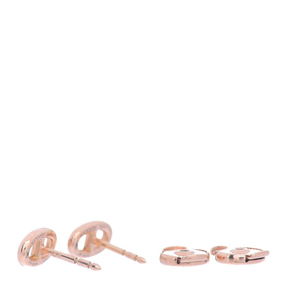Hermes 18K Rose Gold TPM Farandole Stud Earrings 3 of 5