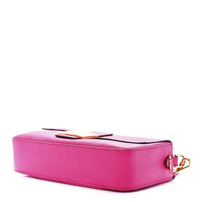 Fendi Cuoio Romano Selleria Baguette Fuxia 10 of 12