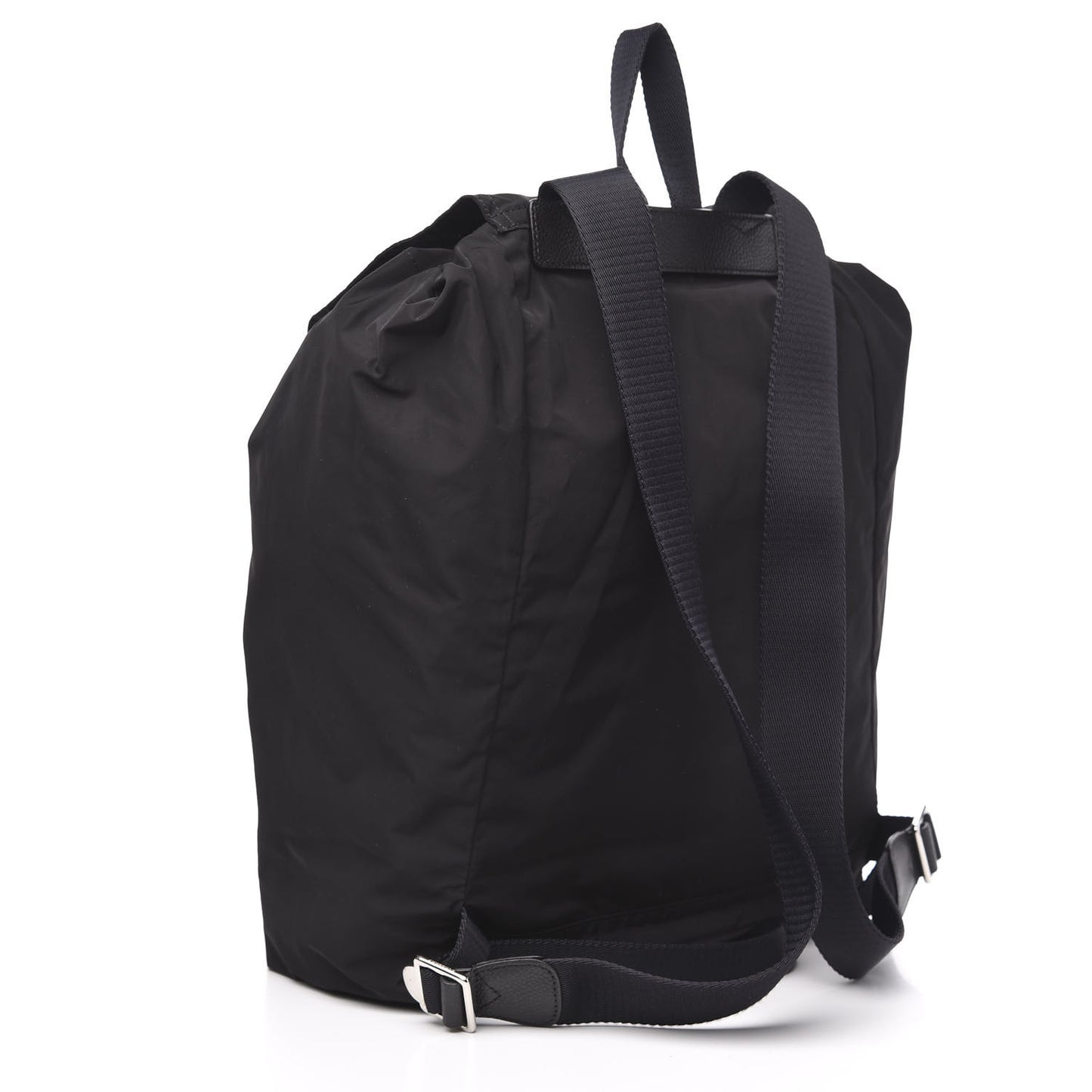 Nylon Solid to Check Backpack Black