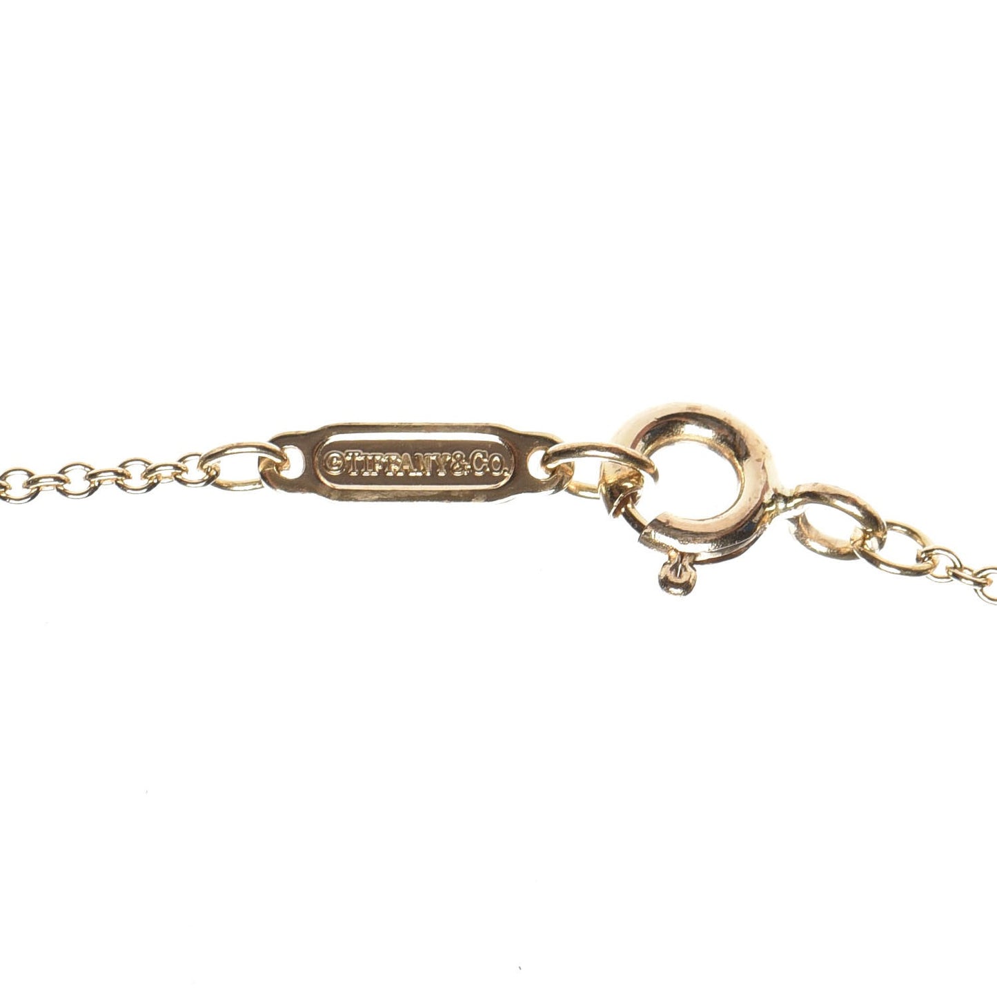 18K Yellow Gold Mini Heart Key Pendant Necklace