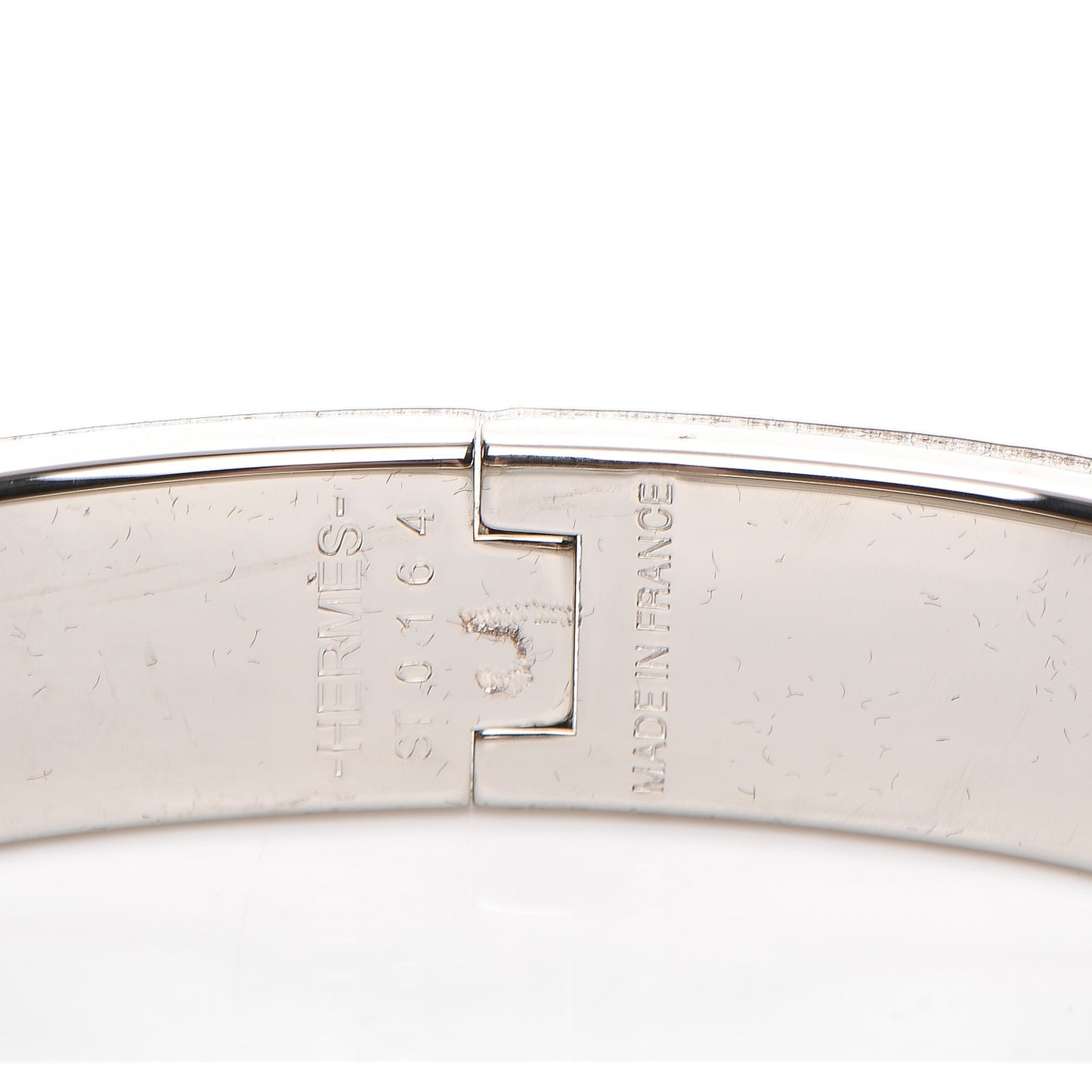 Enamel Narrow Clic Clac H Bracelet PM Bleu Transat