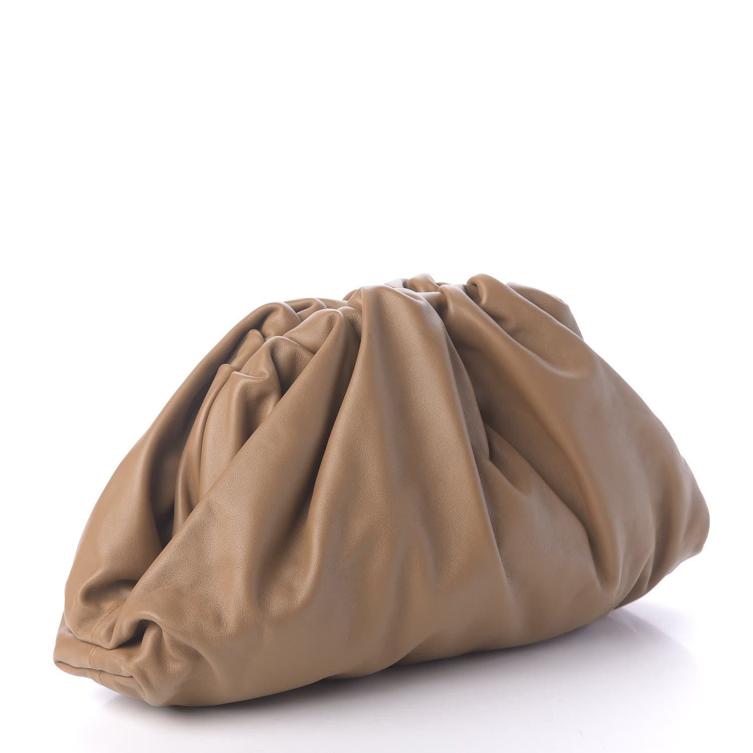 Bottega Veneta Smooth Butter Calf The Pouch Oversized Clutch Cammello 3 of 9