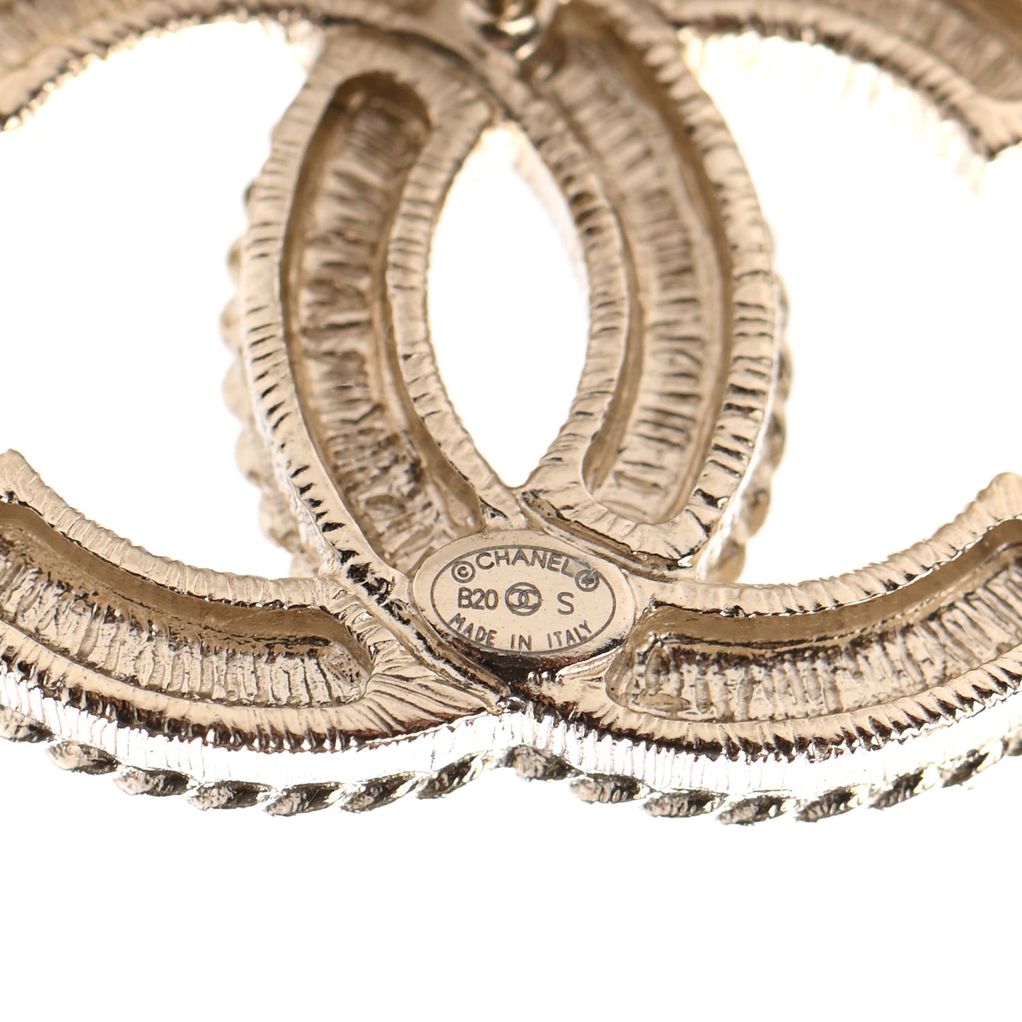 Pearl Crystal April In Paris CC Earrings Light Gold