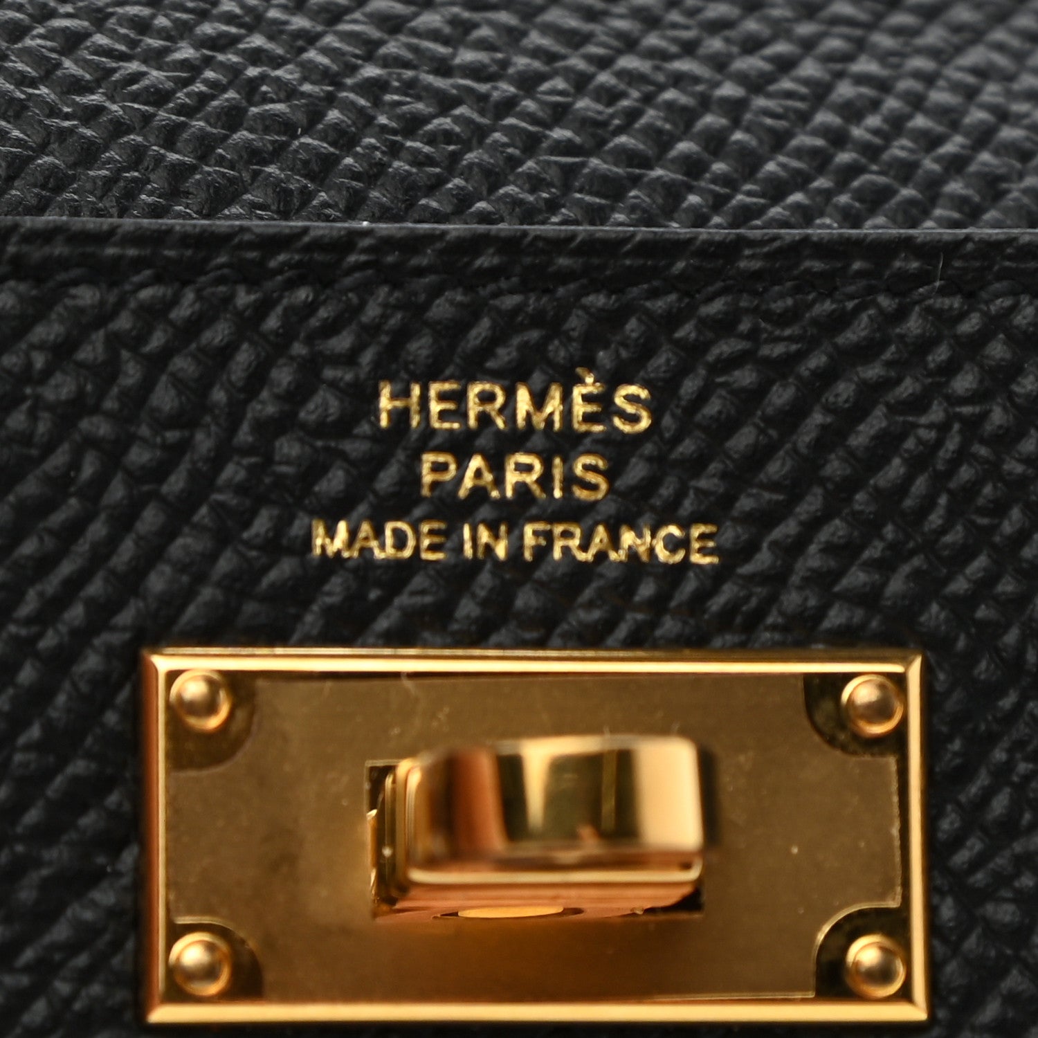 Hermes Epsom Kelly Pocket Compact Wallet Black 6 of 7