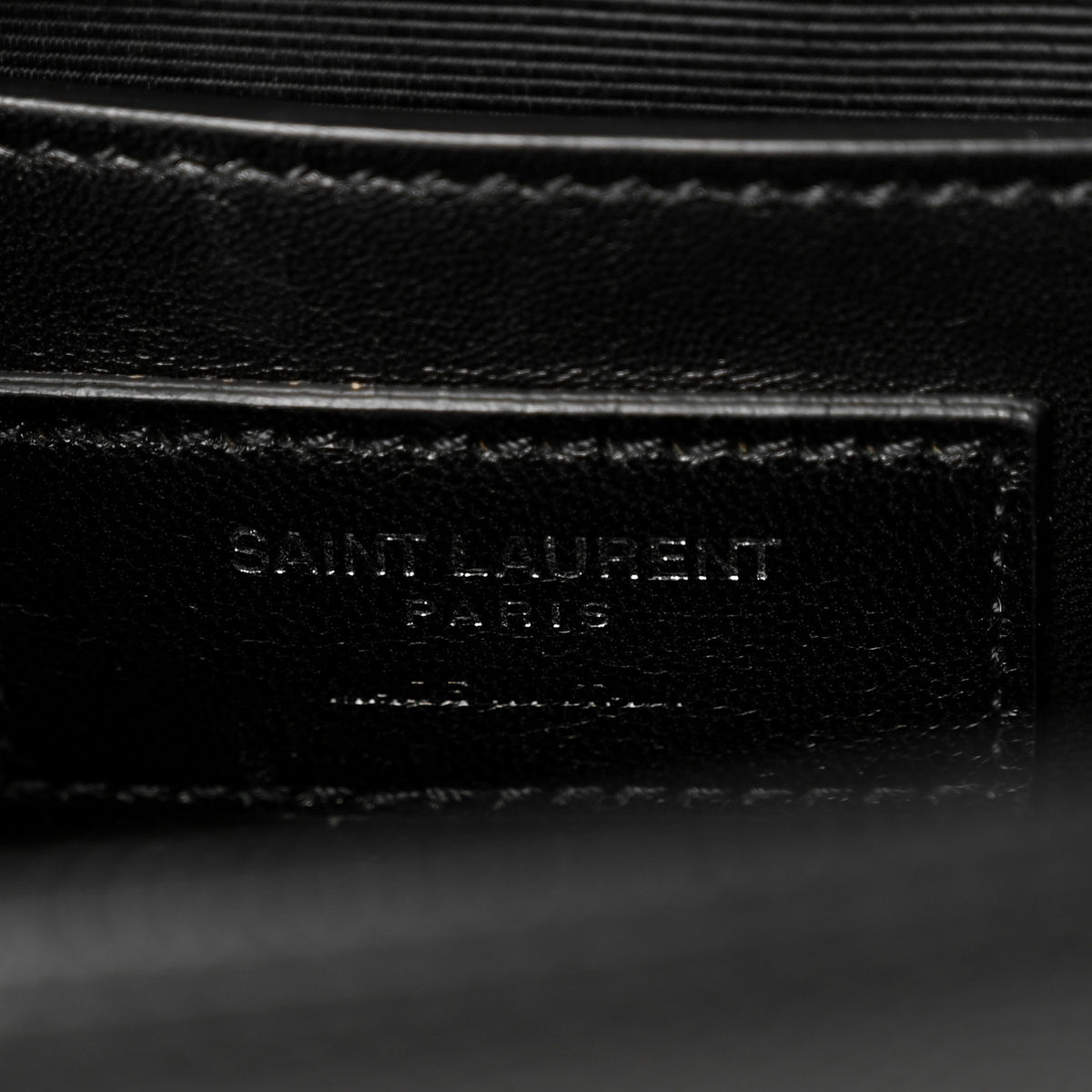 Saint Laurent Grain De Poudre Medium Classic Monogram Monochrome Kate Satchel Black 6 of 9