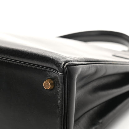 Hermes Box Kelly Retourne 32 Black 10 of 18