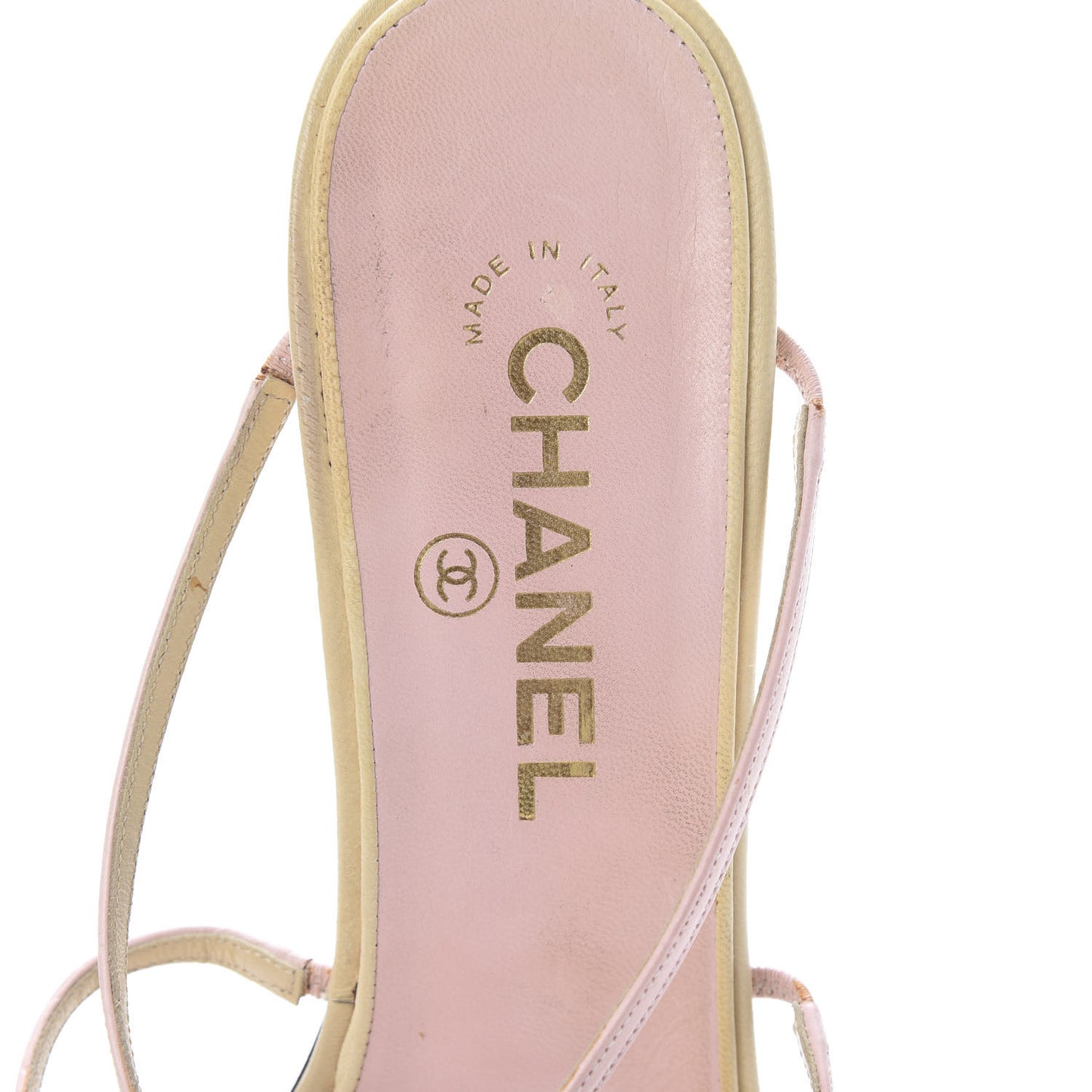 Lambskin Camellia Sandals 39.5 Pink