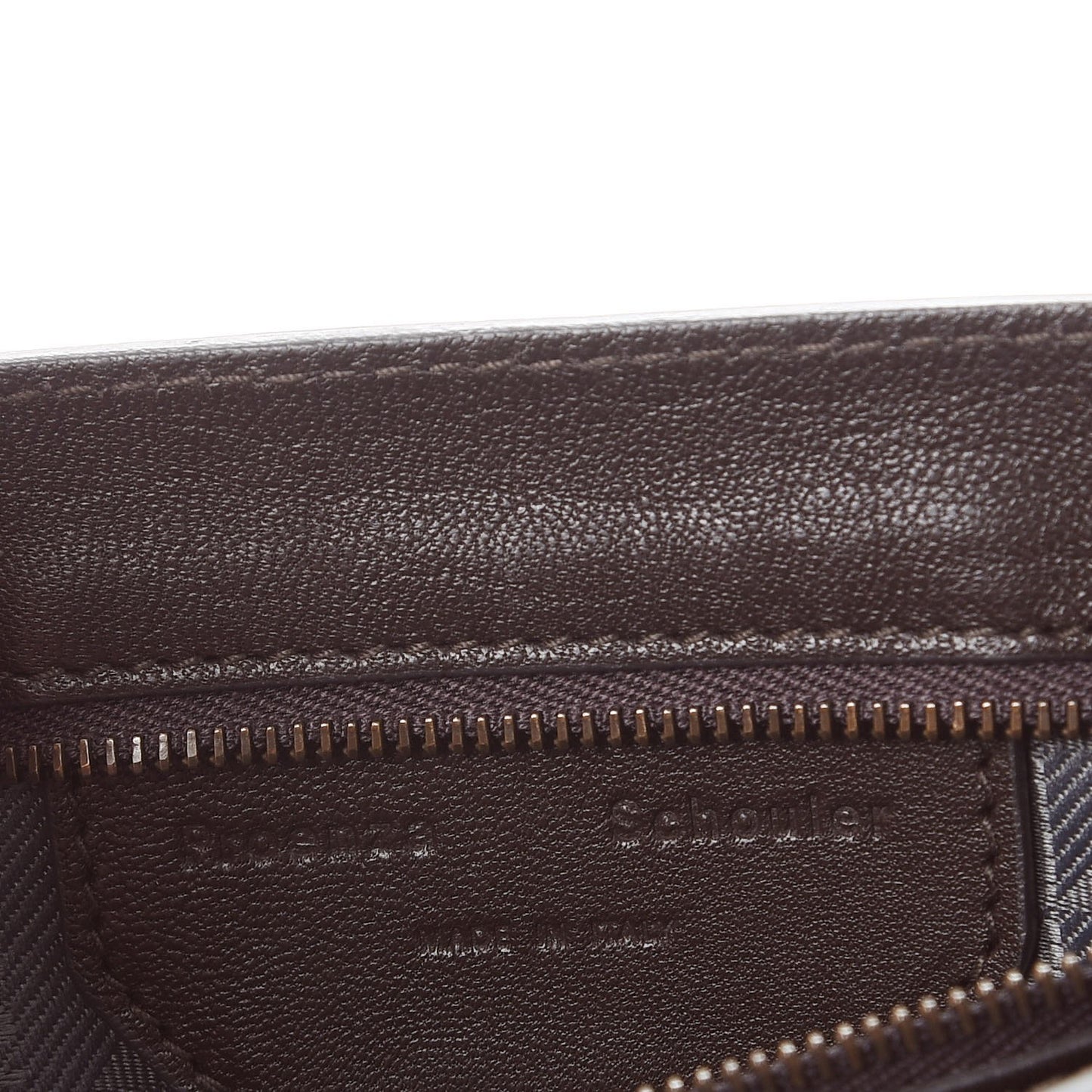 Lambskin Tiny PS1 Satchel Dark Chocolate