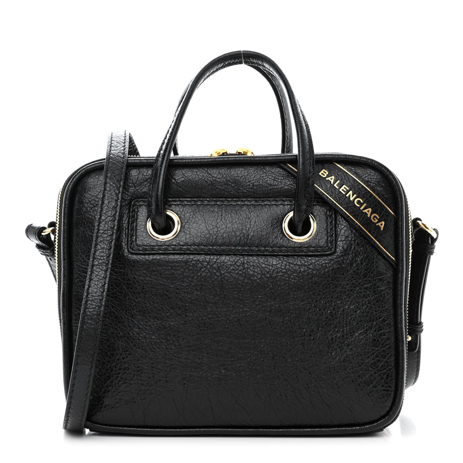 Balenciaga Agneau S Blanket Square Tote Black 1 of 9