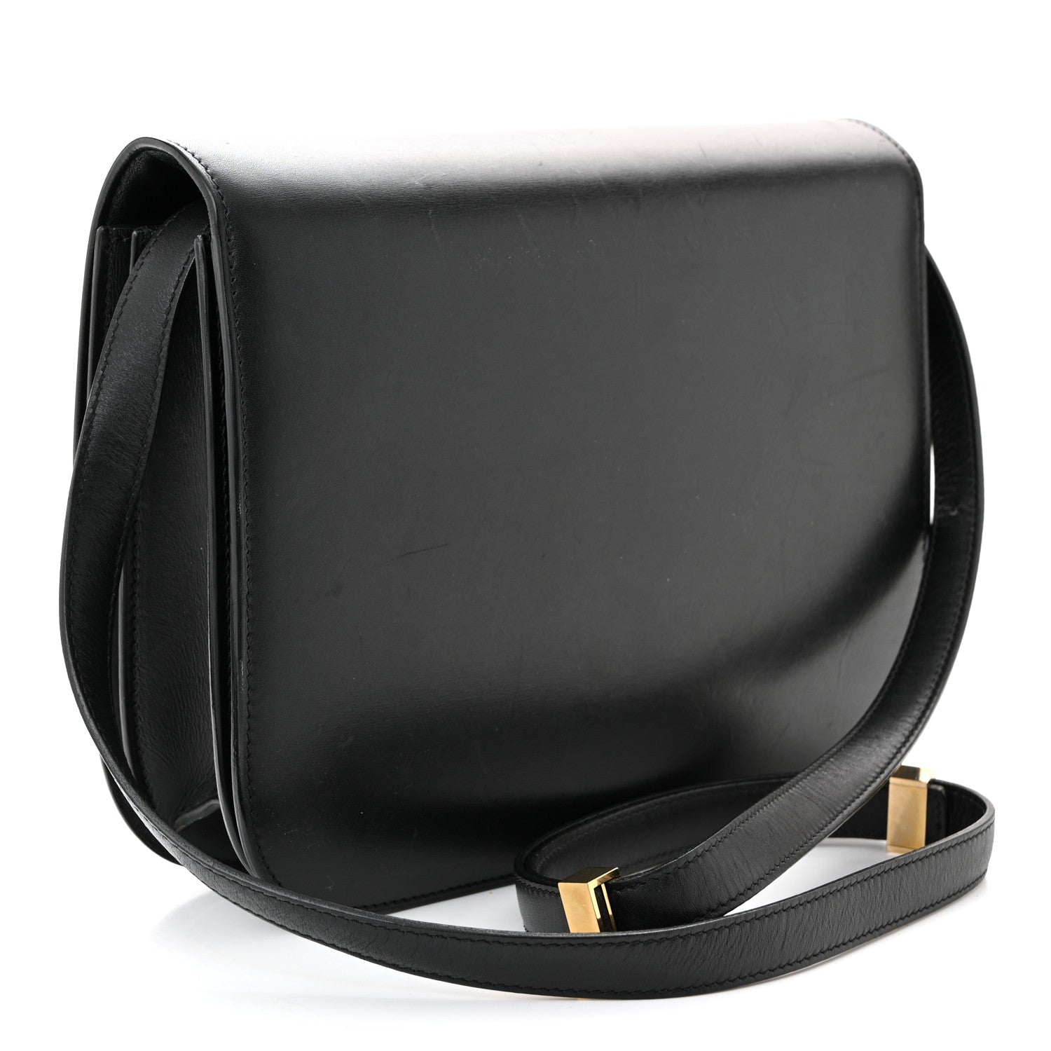 Celine Box Calfskin Medium Classic Box Flap Bag Black 2 of 13