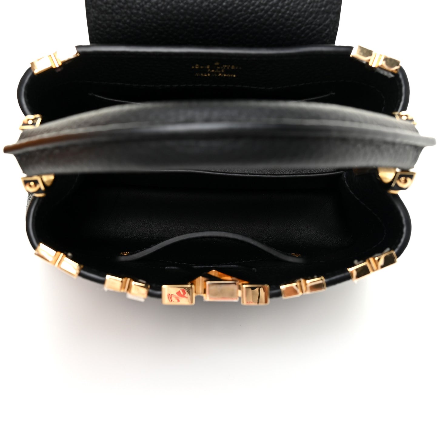 Taurillon Embellished Flower Crown Capucines Mini Black
