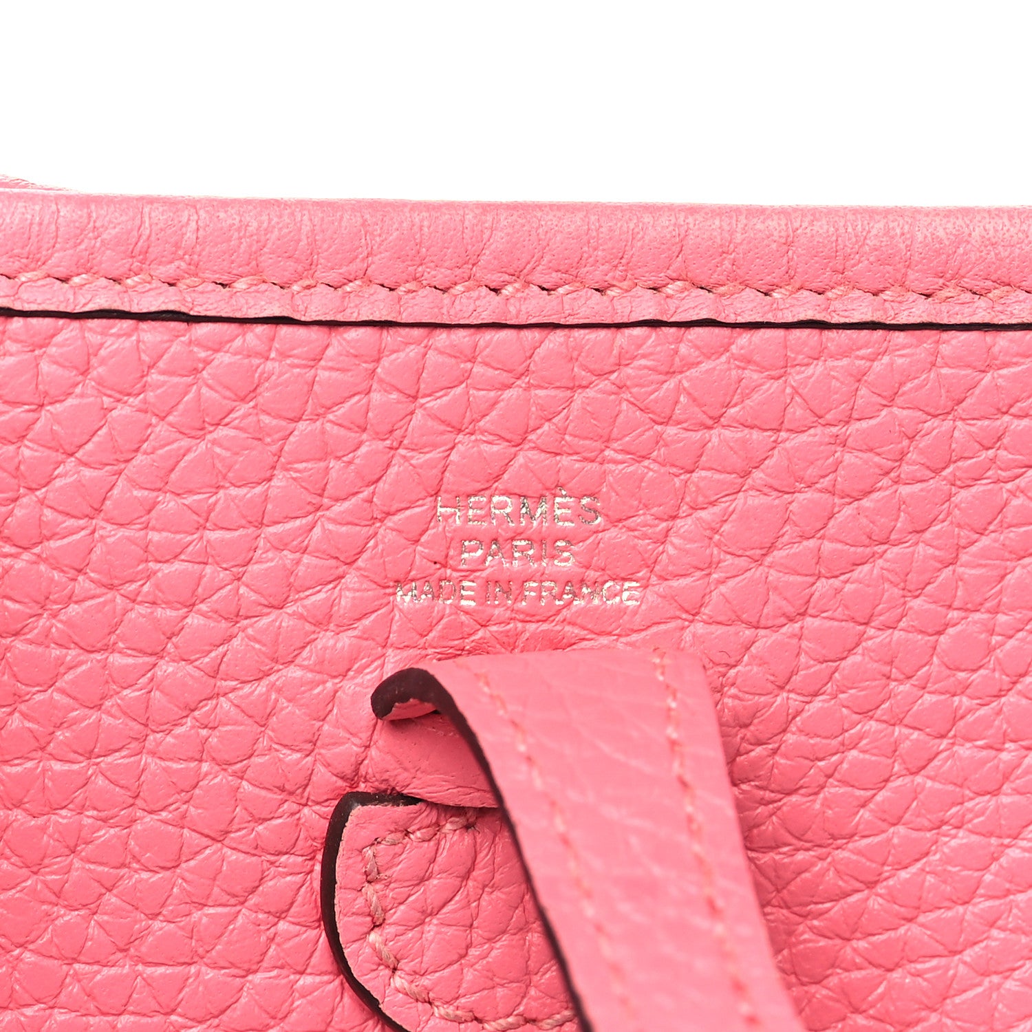 Hermes Taurillon Clemence Allegro Evelyne TPM Rose Azalee Rose Confetti 6 of 10
