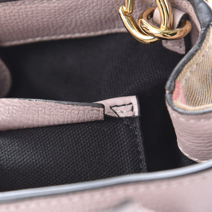 Burberry Grainy Calfskin House Check Baby Banner Tote Pale Orchid 8 of 11