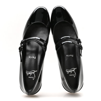 Christian Louboutin Patent Sweet Jane Flats 39 Black 2 of 8