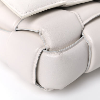 Bottega Veneta Nappa Maxi Intreccio Padded Cassette Crossbody Bag Chalk 7 of 15