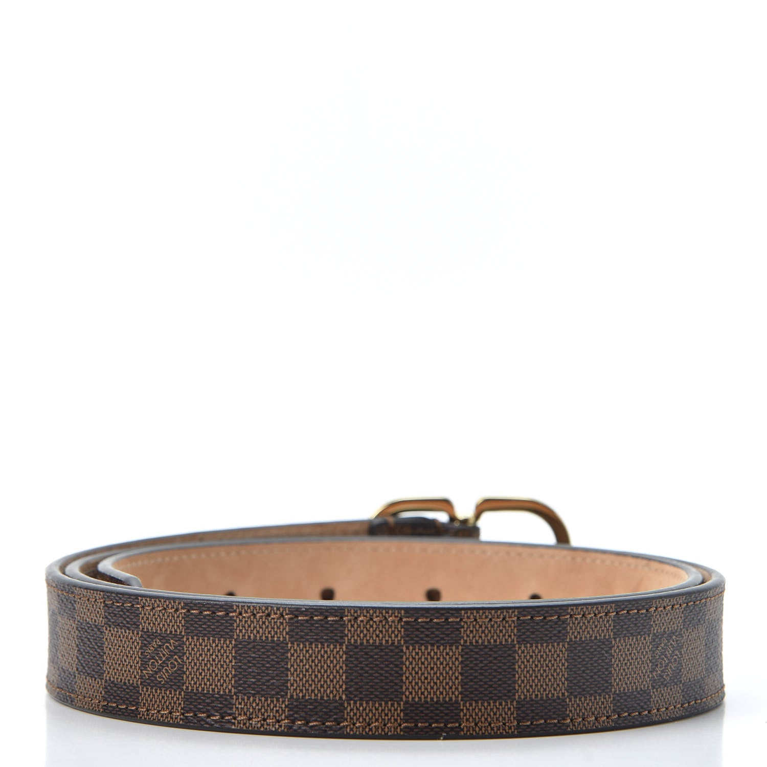 Louis Vuitton Damier Ebene Mini 25mm Belt 85 34 2 of 6