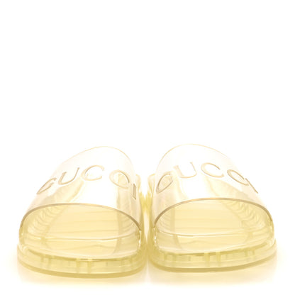 Gucci Rubber Mens Pursuit Slide Sandals 10 Transparent 3 of 8