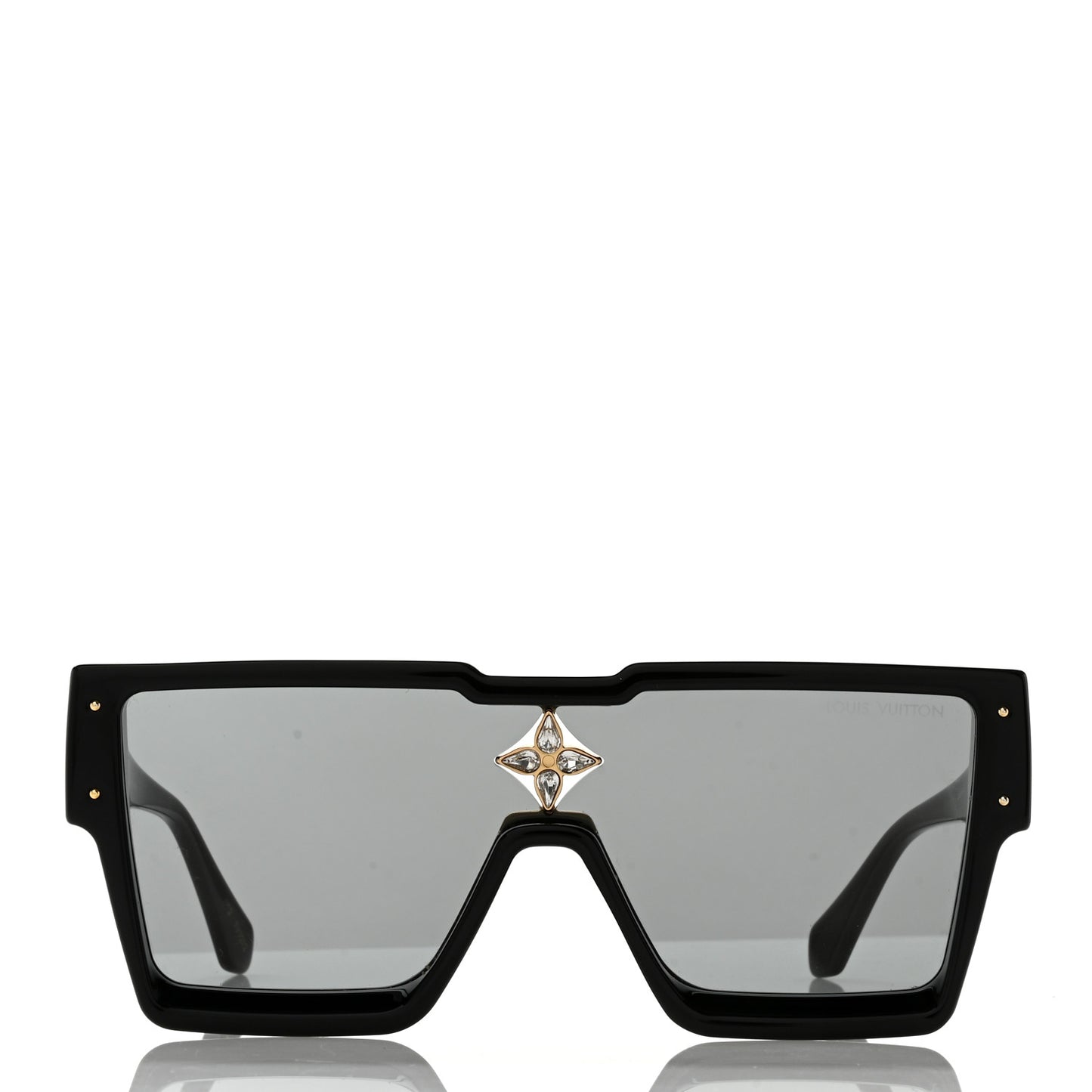 Acetate Swarovski Crystal Cyclone Sunglasses Z1578W Black