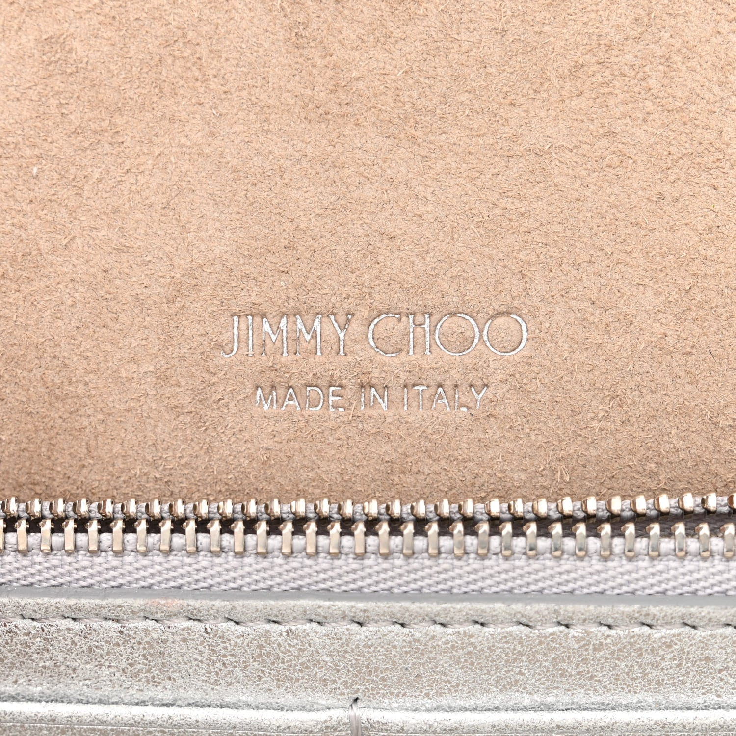 Jimmy Choo Glitter Emmie Clutch Silver 6 of 14