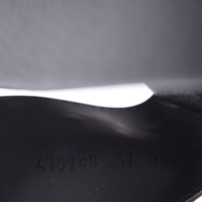 Gucci GG Supreme Monogram Pearls Slide Sandals 37 Beige 7 of 8