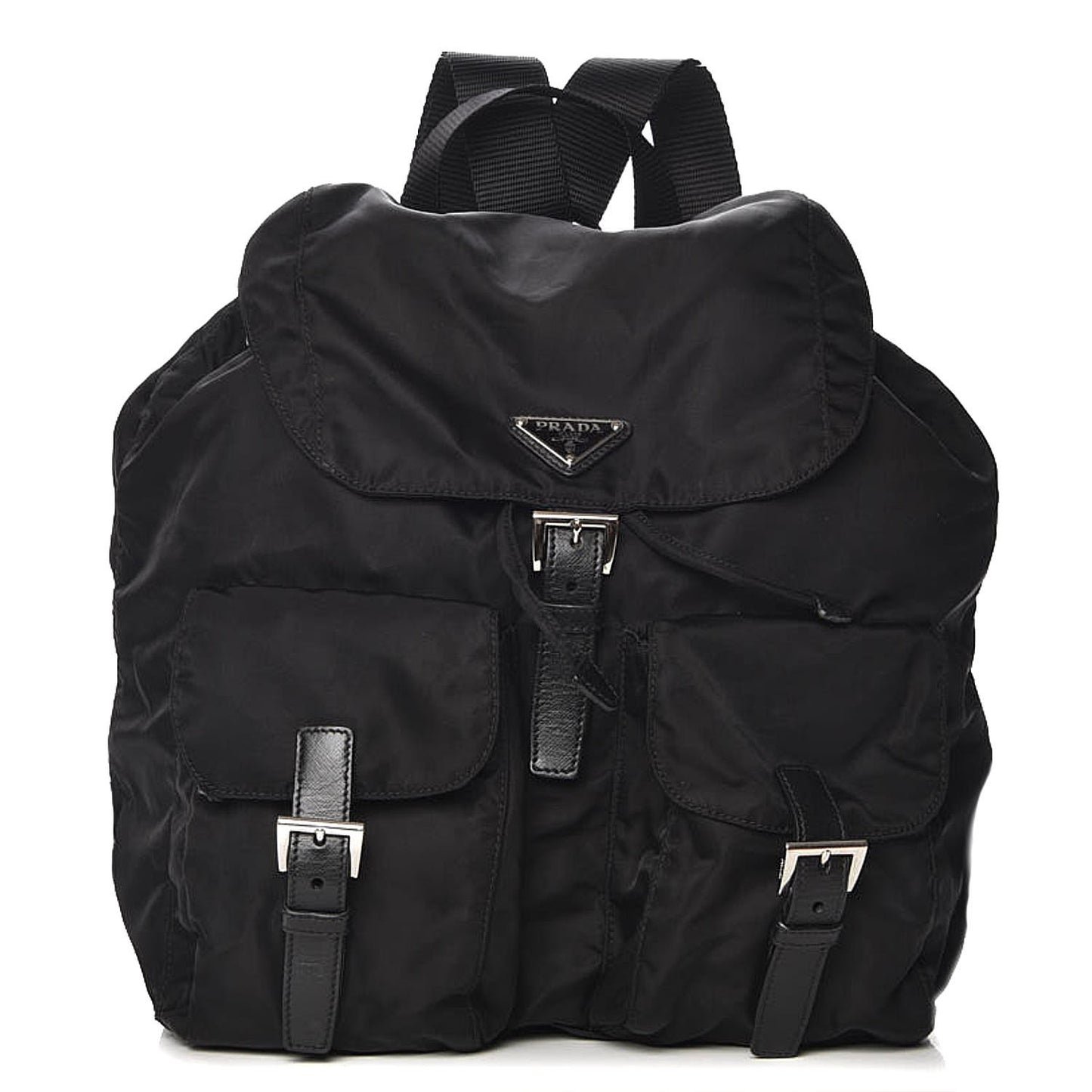 Nylon Vela Small Backpack Black