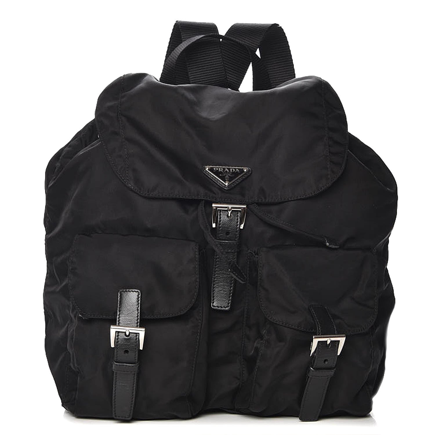 Prada Nylon Vela Small Backpack Black 1 of 9