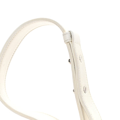 Chanel Lizard Chevron Stitched Small Boy Flap White Silver 17 of 17