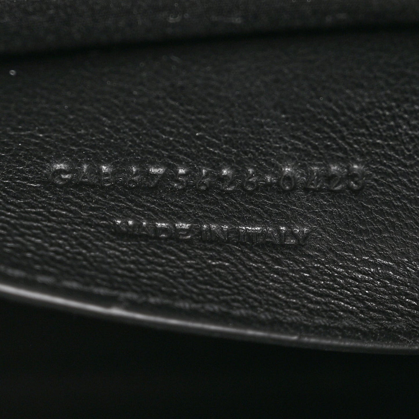 Shiny Calfskin Crocodile Embossed Small Manhattan Baguette Black