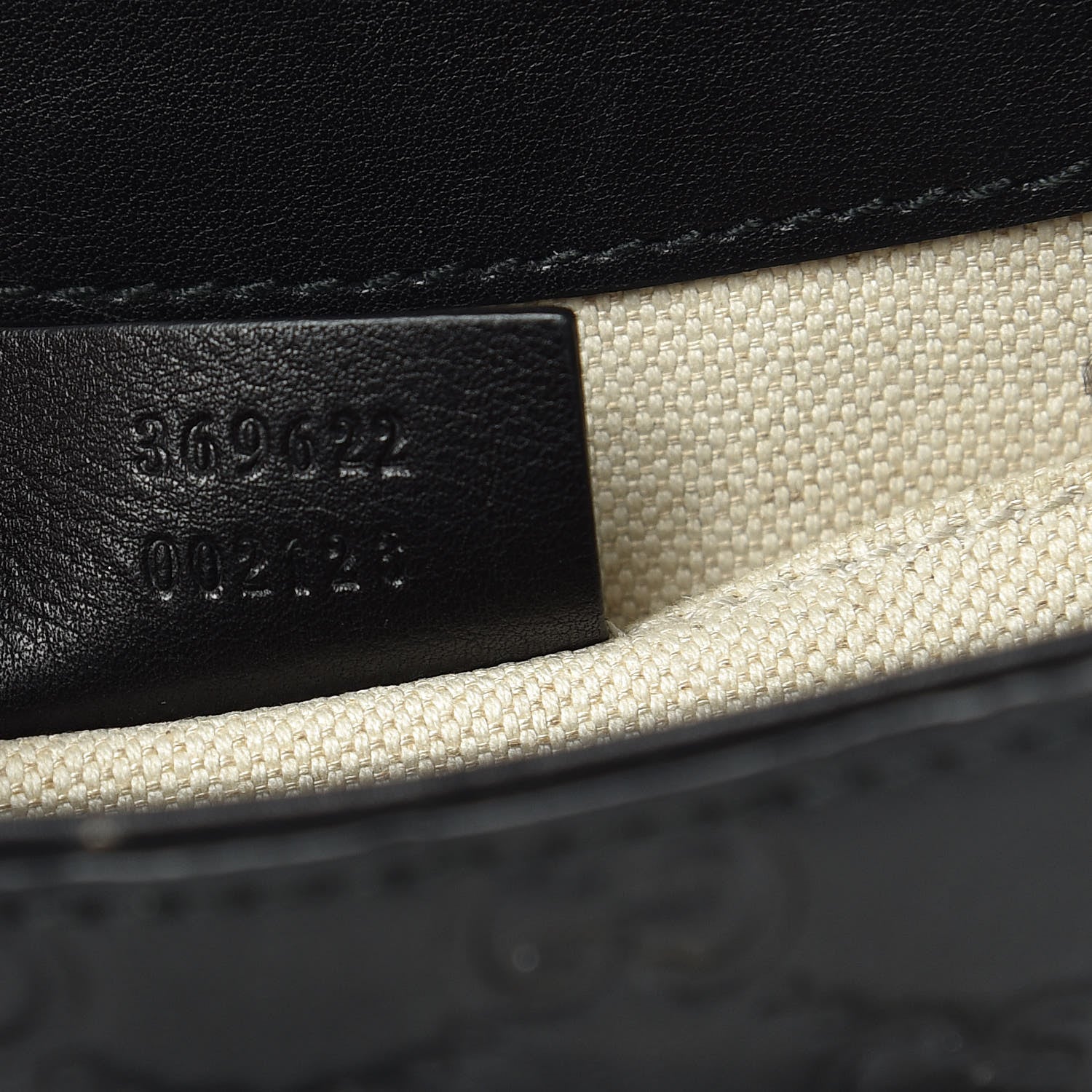 Gucci Guccissima Mini Emily Shoulder Bag Black 7 of 12