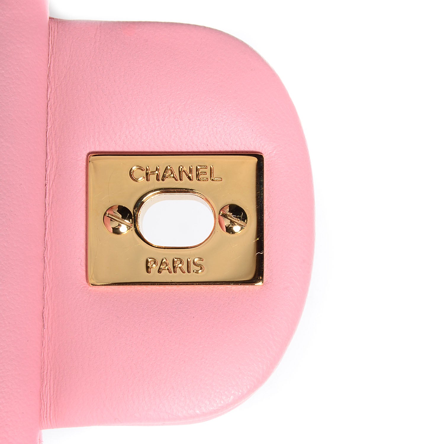 Chanel Lambskin Quilted Medium Double Flap Light Pink 8 of 8