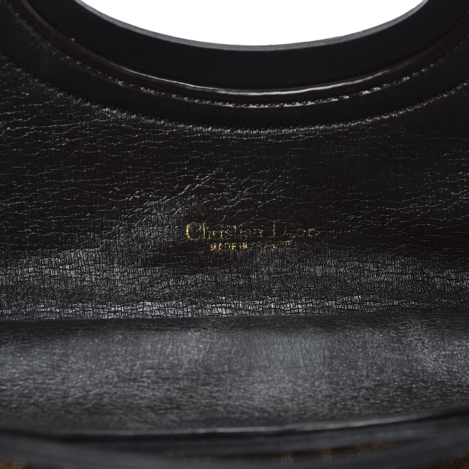 Christian Dior Monogram Fold Over Clutch Brown 7 of 9