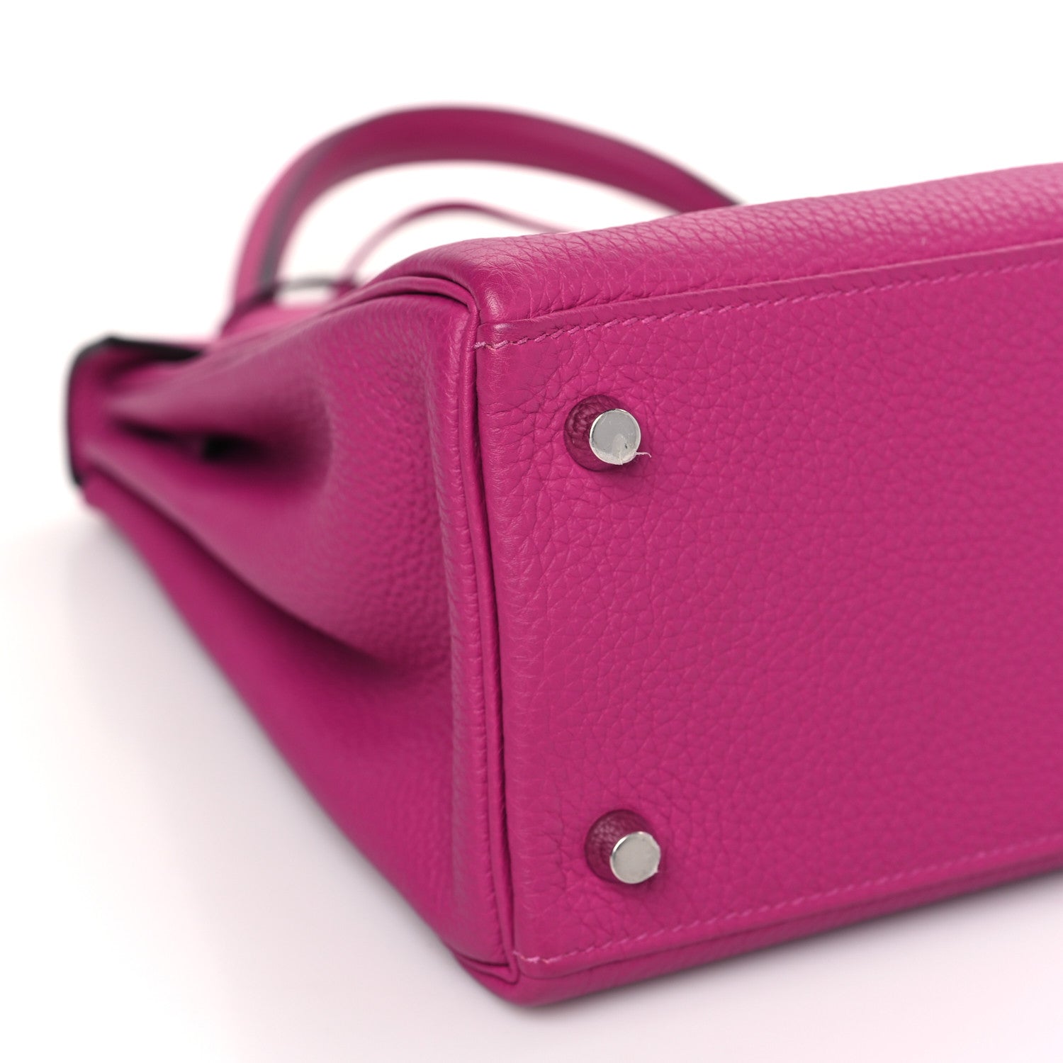Hermes Togo Kelly Retourne 28 Rose Pourpre 8 of 9