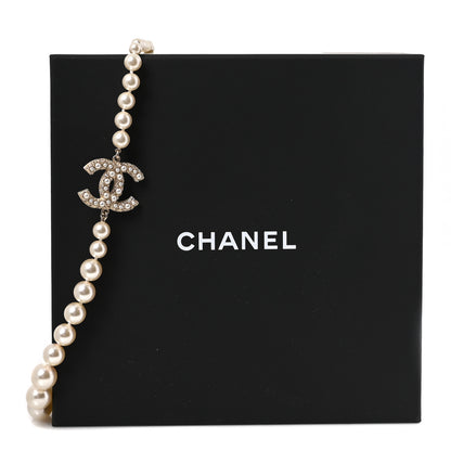 Chanel Pearl CC 100th Anniversary Necklace Light Gold 5 of 5
