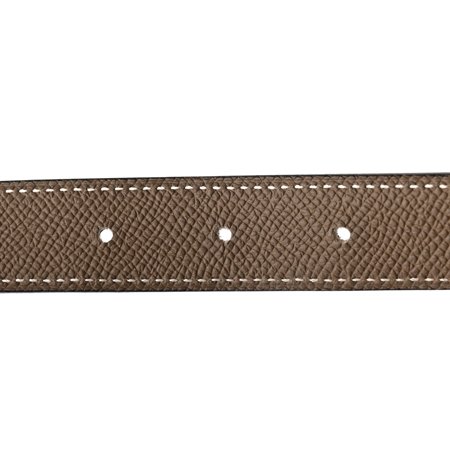 Hermes Swift Epsom 24mm Gamma Belt 90 Black Etoupe 5 of 10