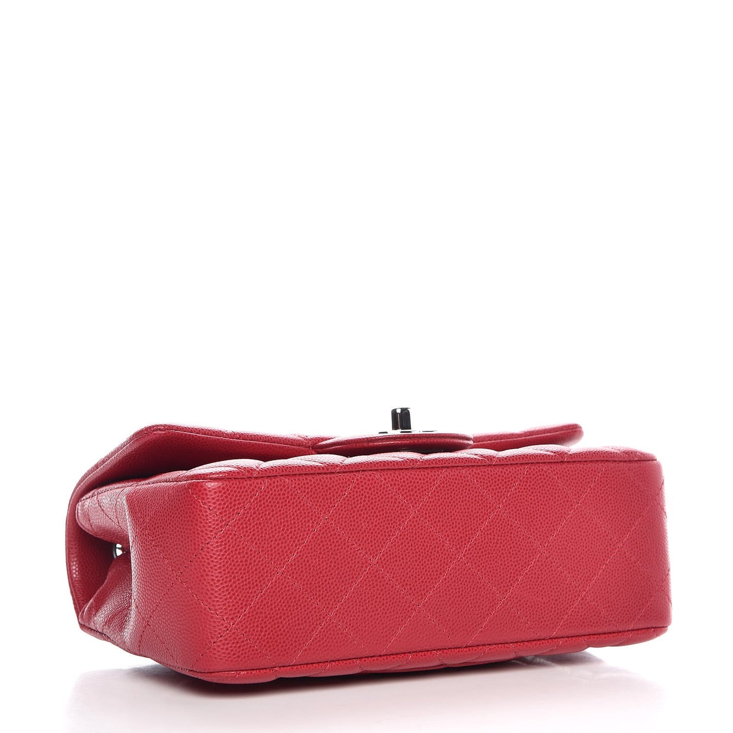 Caviar Quilted Mini Rectangular Flap Pink
