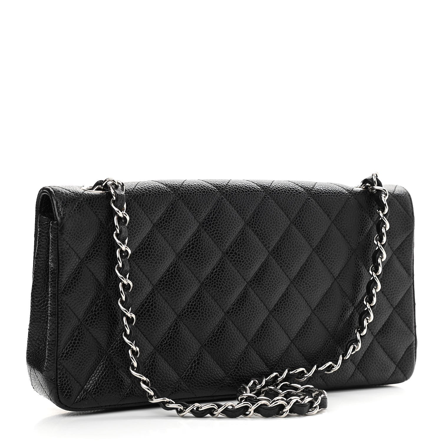 Chanel Caviar Quilted East West Flap Black 3 of 11