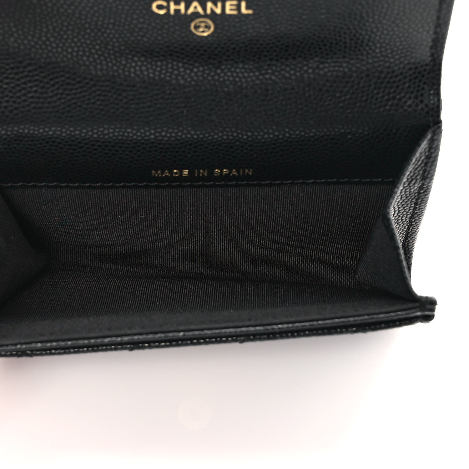 Chanel Caviar Quilted Boy Flap Card Holder Black 5 of 7